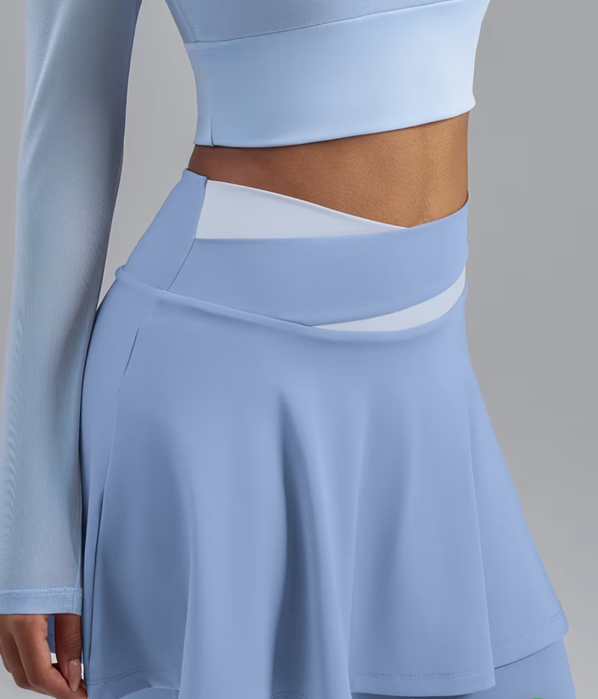Women’s Three Piece Baby Blue Sportswear Set