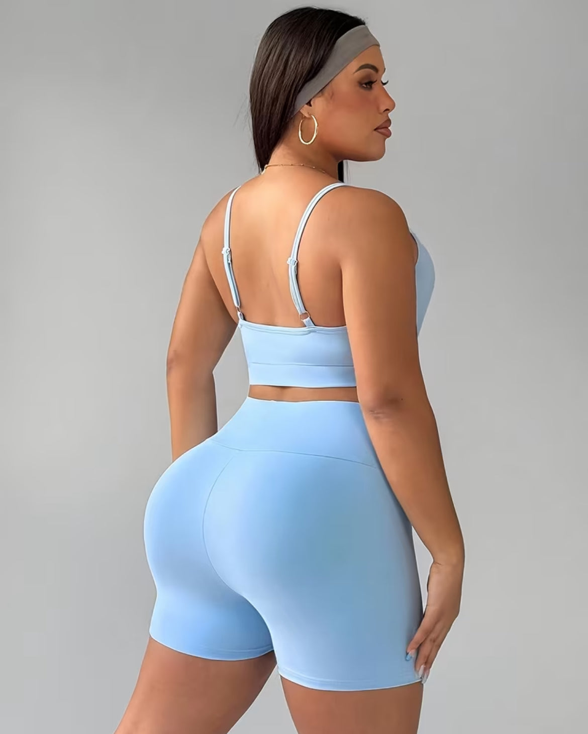 Women’s Soft Plus Size Two Piece Sportswear Set