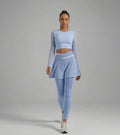 Women’s Three Piece Baby Blue Sportswear Set